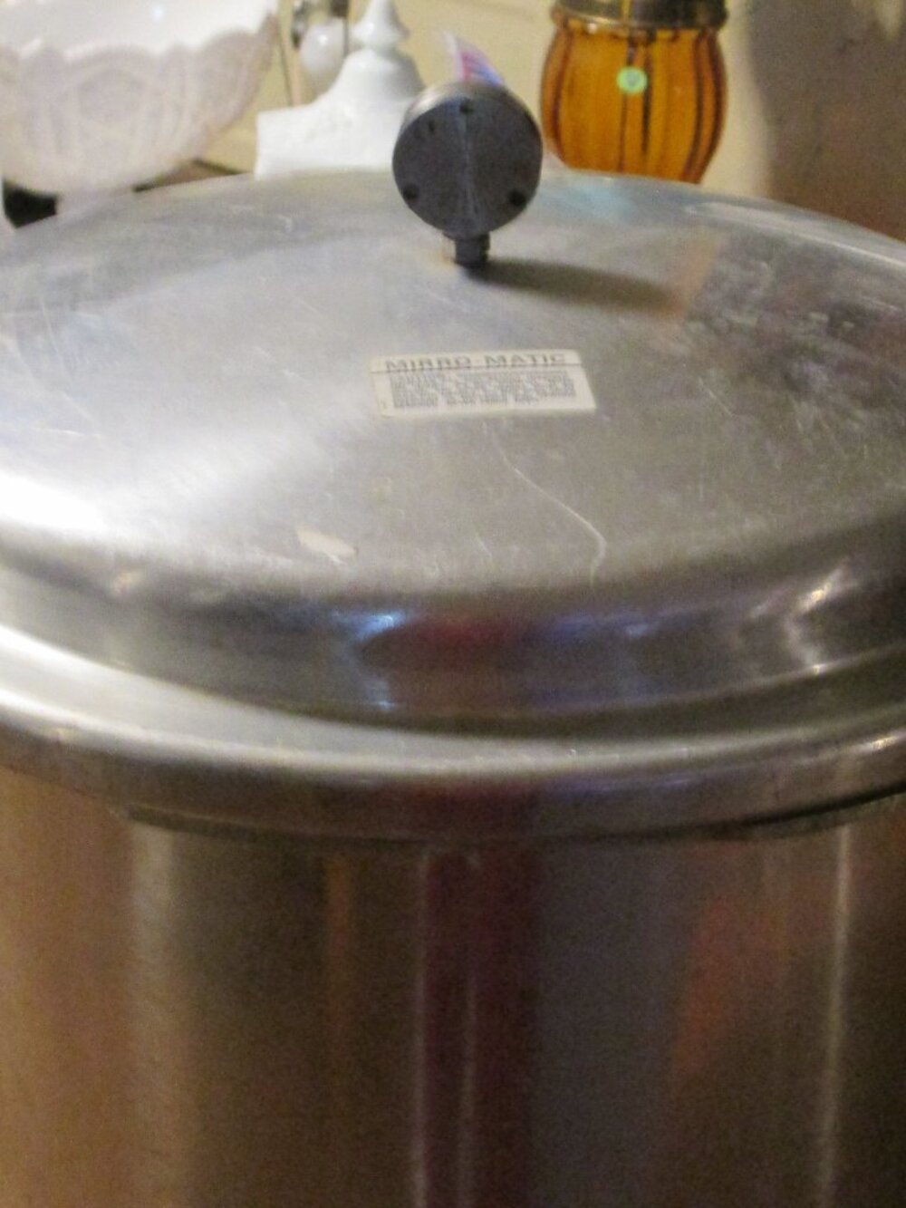 XL vtg Pressure cooker Mirro 16 qt rack basket jiggler new seal
